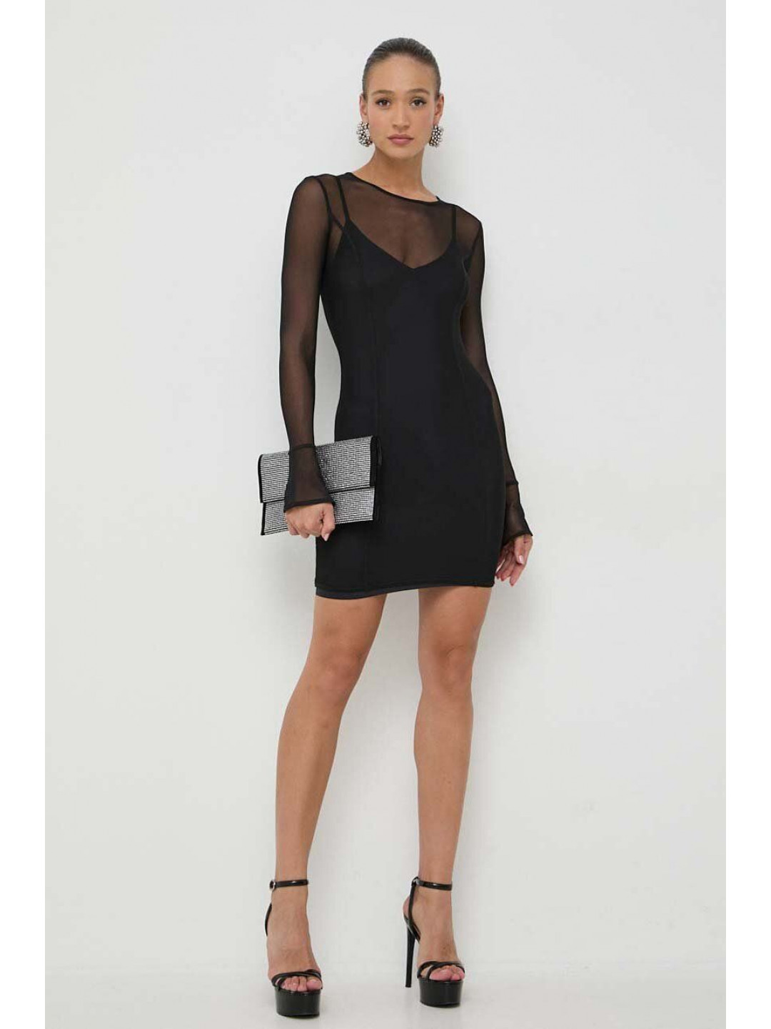 Psaníčko Patrizia Pepe černá barva 2B5460 L083